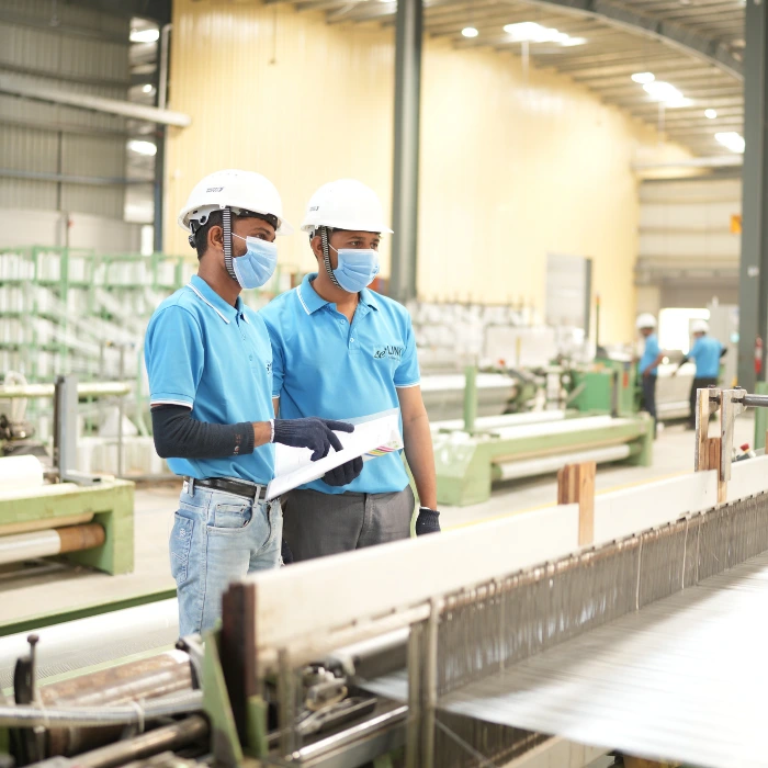 Precision woven glass fiber reinforcement fabric